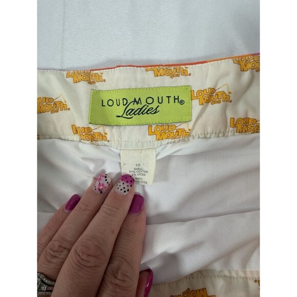 Loudmouth Ladies Size 10 Golf Argyle Skort - Picture 2 of 6